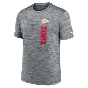 Kansas city chiefs nike 2024 sideline velocity performance t shirt Gray M