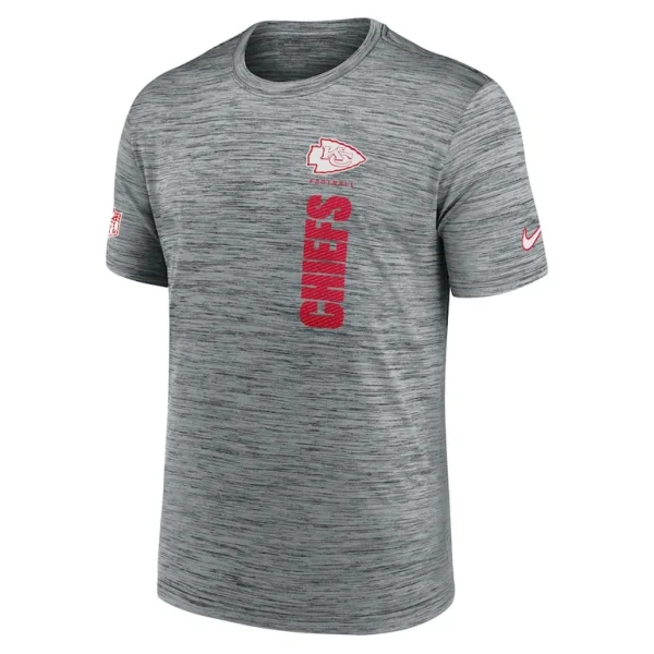 Kansas city chiefs nike 2024 sideline velocity performance t shirt Gray M