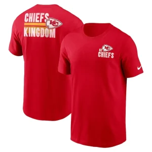 Kansas city chiefs nike blitz essential t shirt Red