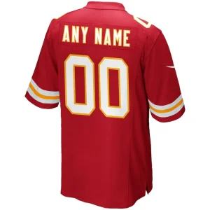 Kansas city chiefs nike custom game jersey Red L