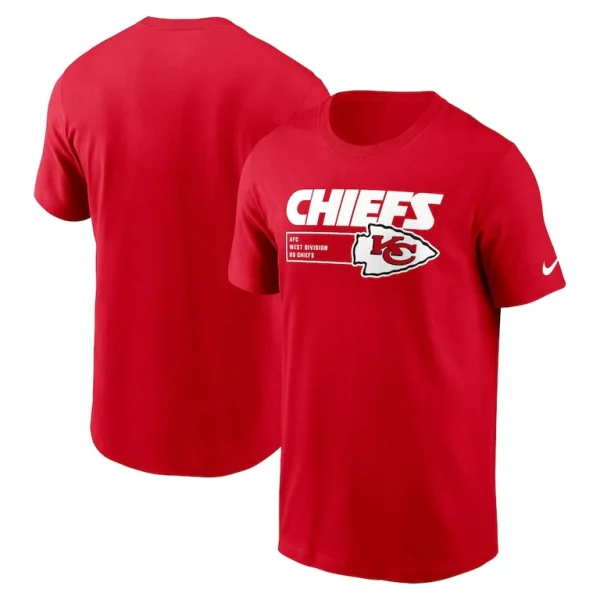 Kansas city chiefs nike division essential t shirt Red