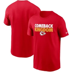 Kansas city chiefs nike hometown collection comeback t shirt Red