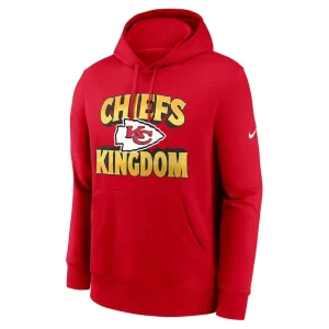 Kansas city chiefs nike hometown fleece pullover hoodie Red M
