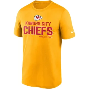 Kansas city chiefs nike legend community performance t shirt Gold M