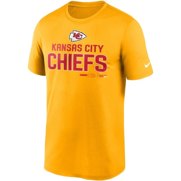 Kansas city chiefs nike legend community performance t shirt Gold M
