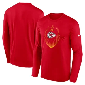 Kansas city chiefs nike legend icon long sleeve t shirt Red
