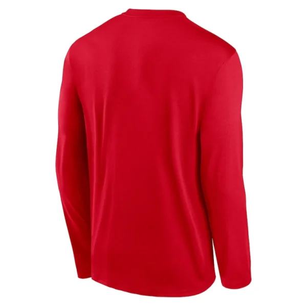 Kansas city chiefs nike legend icon long sleeve t shirt Red L