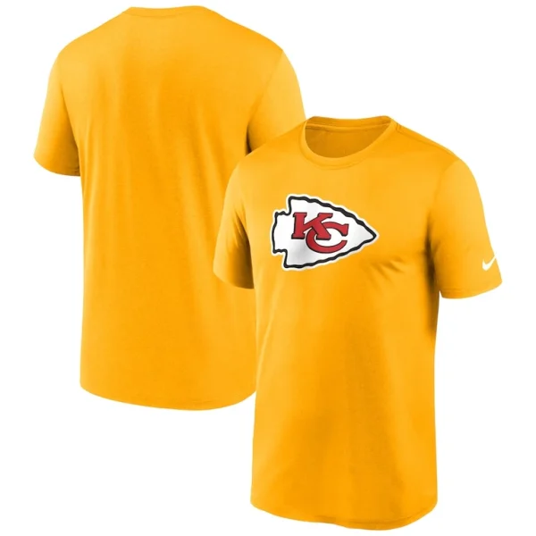 Kansas city chiefs nike legend logo performance t shirt Gold