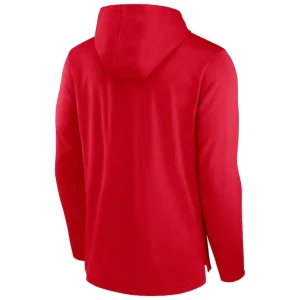 Kansas city chiefs nike lightweight performance hooded long sleeve t shirt Red L