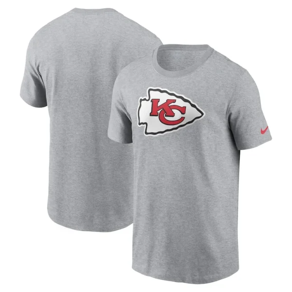 Kansas city chiefs nike logo essential t shirt Gray