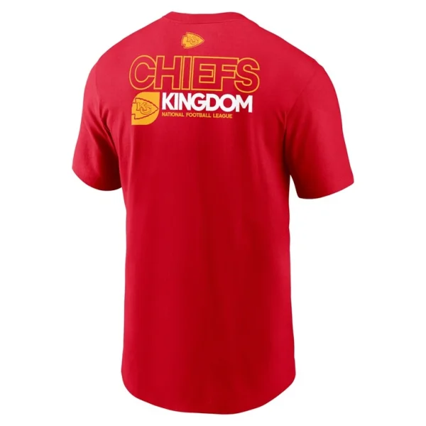 Kansas city chiefs nike outline t shirt Red L