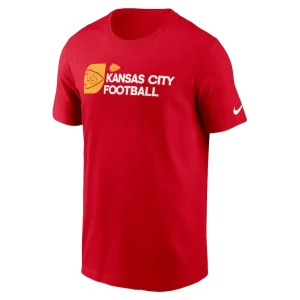 Kansas city chiefs nike outline t shirt Red M