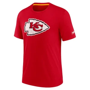 Kansas city chiefs nike playback logo tri blend t shirt Red M