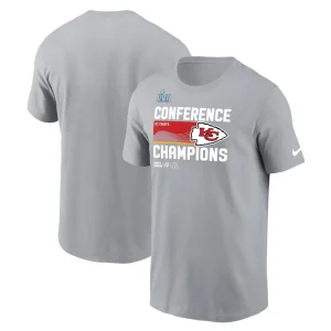Kansas city chiefs nike preschool 2022 afc champions locker room trophy collection t shirt Gray