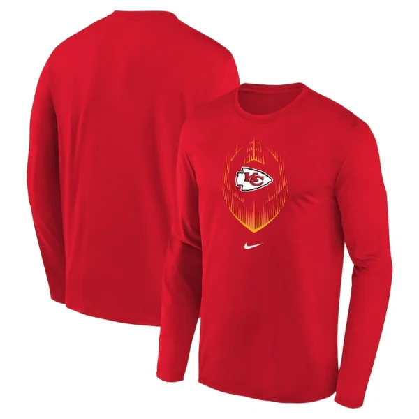 Kansas city chiefs nike preschool legend icon long sleeve t shirt Red