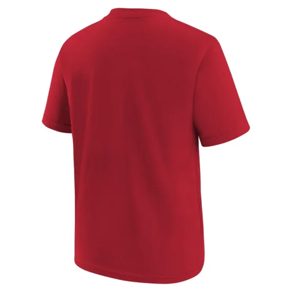 Kansas city chiefs nike preschool team wordmark t shirt Red 7