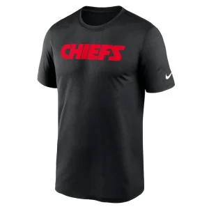 Kansas city chiefs nike primetime legend wordmark performance t shirt Black M