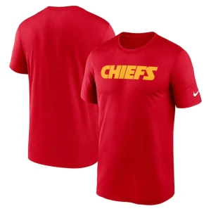 Kansas city chiefs nike primetime legend wordmark performance t shirt Red