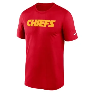 Kansas city chiefs nike primetime legend wordmark performance t shirt Red M