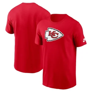 Kansas city chiefs nike rewind logo essential t shirt Red
