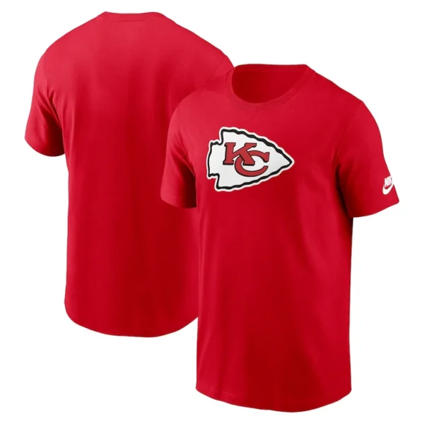 Kansas city chiefs nike rewind logo essential t shirt Red
