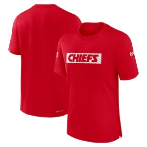 Kansas city chiefs nike sideline player performance t shirt Red