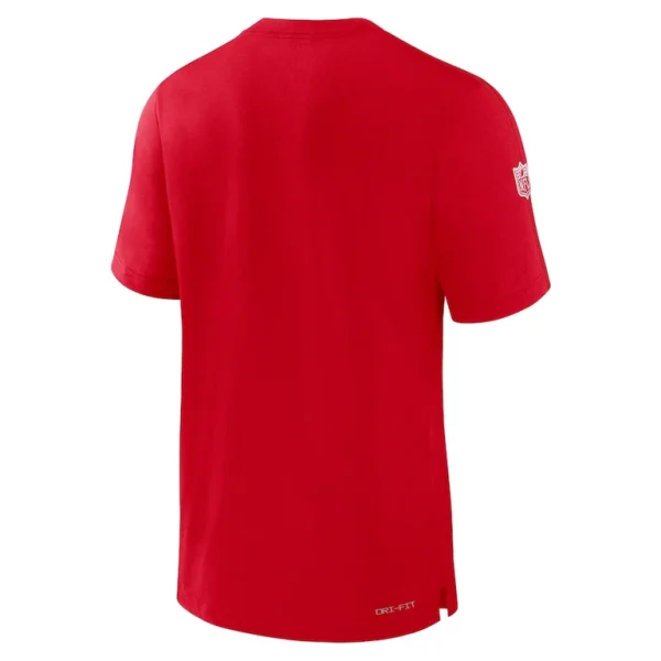 Kansas city chiefs nike sideline player performance t shirt Red L