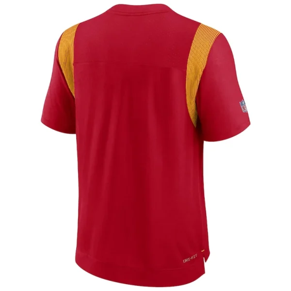 Kansas city chiefs nike sideline tonal logo performance player t shirt Red L