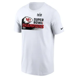 Kansas city chiefs nike super bowl lviii champions iconic t shirt White M