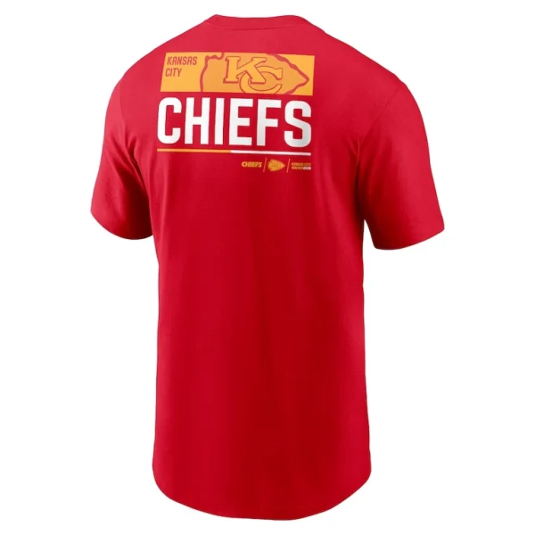 Kansas city chiefs nike team incline t shirt Red L