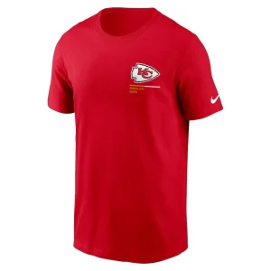 Kansas city chiefs nike team incline t shirt Red M