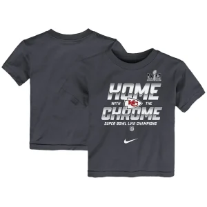 Kansas city chiefs nike toddler super bowl lviii champions parade t shirt anthracite Multi