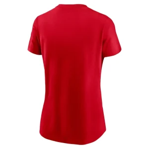 Kansas city chiefs nike womens 2022 afc champions iconic t shirt Red L