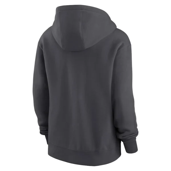 Kansas city chiefs nike womens 2023 afc champions locker room trophy collection pullover hoodie anthracite Multi L