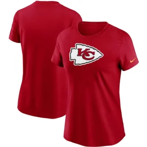Kansas city chiefs nike womens logo essential t shirt Red