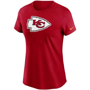 Kansas city chiefs nike womens logo essential t shirt Red S