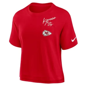Kansas city chiefs nike womens performance pocket t shirt Red S