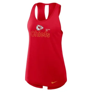 Kansas city chiefs nike womens plus size performance tank top Red Plus 2X