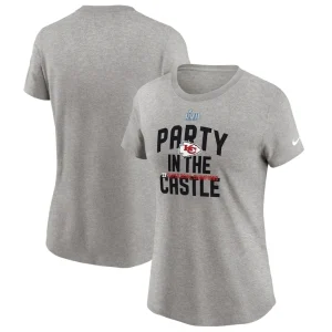 Kansas city chiefs nike womens super bowl lvii champions parade t shirt Gray