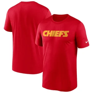 Kansas city chiefs nike wordmark legend t shirt Red