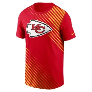 Kansas city chiefs nike yard line fashion asbury t shirt Red M