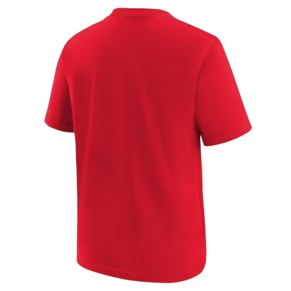 Kansas city chiefs nike youth super bowl lix authentic t shirt Red Yth L
