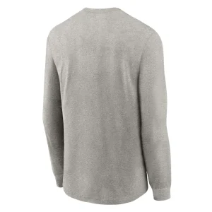 Kansas city chiefs nike youth super bowl lviii champions locker room trophy collection long sleeve t shirt Gray Yth L