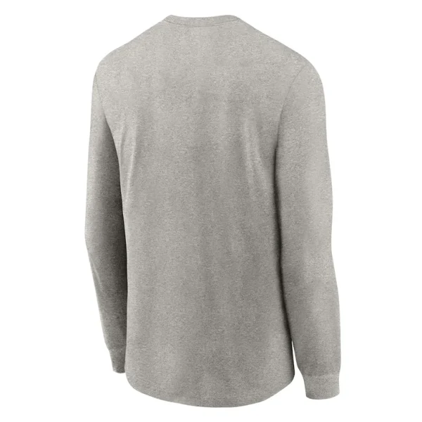 Kansas city chiefs nike youth super bowl lviii champions locker room trophy collection long sleeve t shirt Gray Yth L