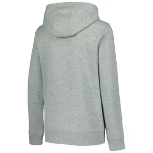 Kansas city chiefs nike youth super bowl lviii champions locker room trophy collection pullover hoodie Gray Yth L