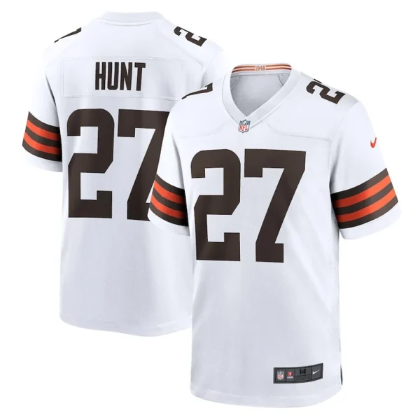 Kareem hunt cleveland browns nike game player jersey White