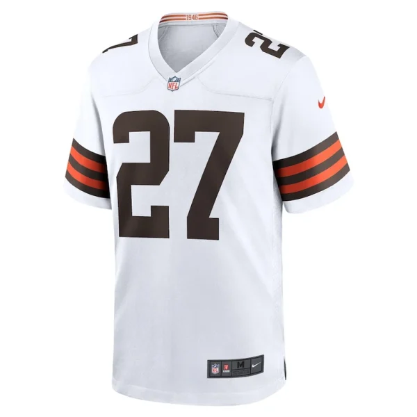 Kareem hunt cleveland browns nike game player jersey White M