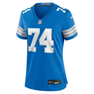 Kayode awosika detroit lions nike womens team game jersey Blue M