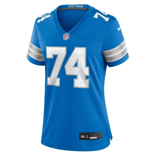Kayode awosika detroit lions nike womens team game jersey Blue M