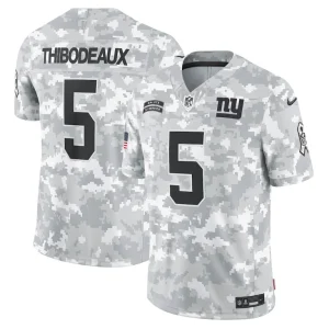 Kayvon thibodeaux new york giants nike 2024 salute to service limited jersey Arctic camo